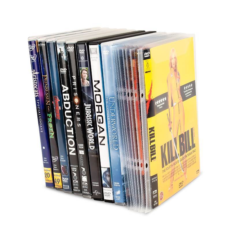 100 Custodie Dvd Con Fori Per Archiviazione