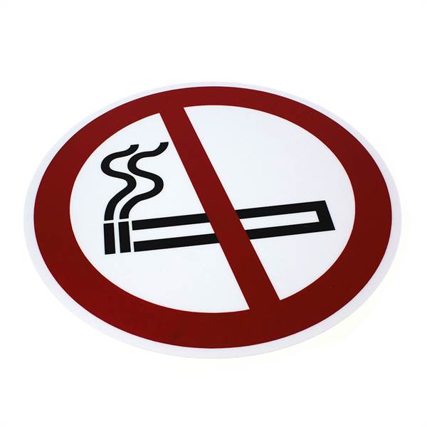 Adesivo da pavimento - 43x37,5 cm - vietato fumare
