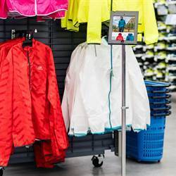 Tabletholder til gulv, tyverisikret